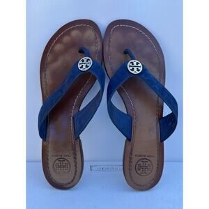 Tory Burch Sandals / Flip-flops -- Blue Thong Women’s Size 7B